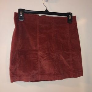 Red skirt